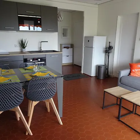 T3 150 M De La Plage, Climatisation, Piscine Et Parking Privatif - דירה לה לבאנדו